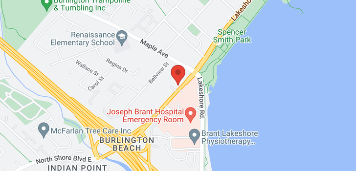 map of 503 -  1237 North Shore Boulevard E